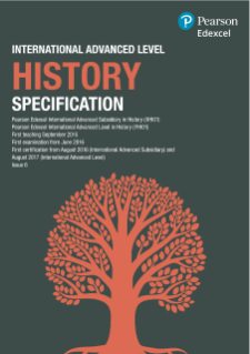 International Advanced Level History specification